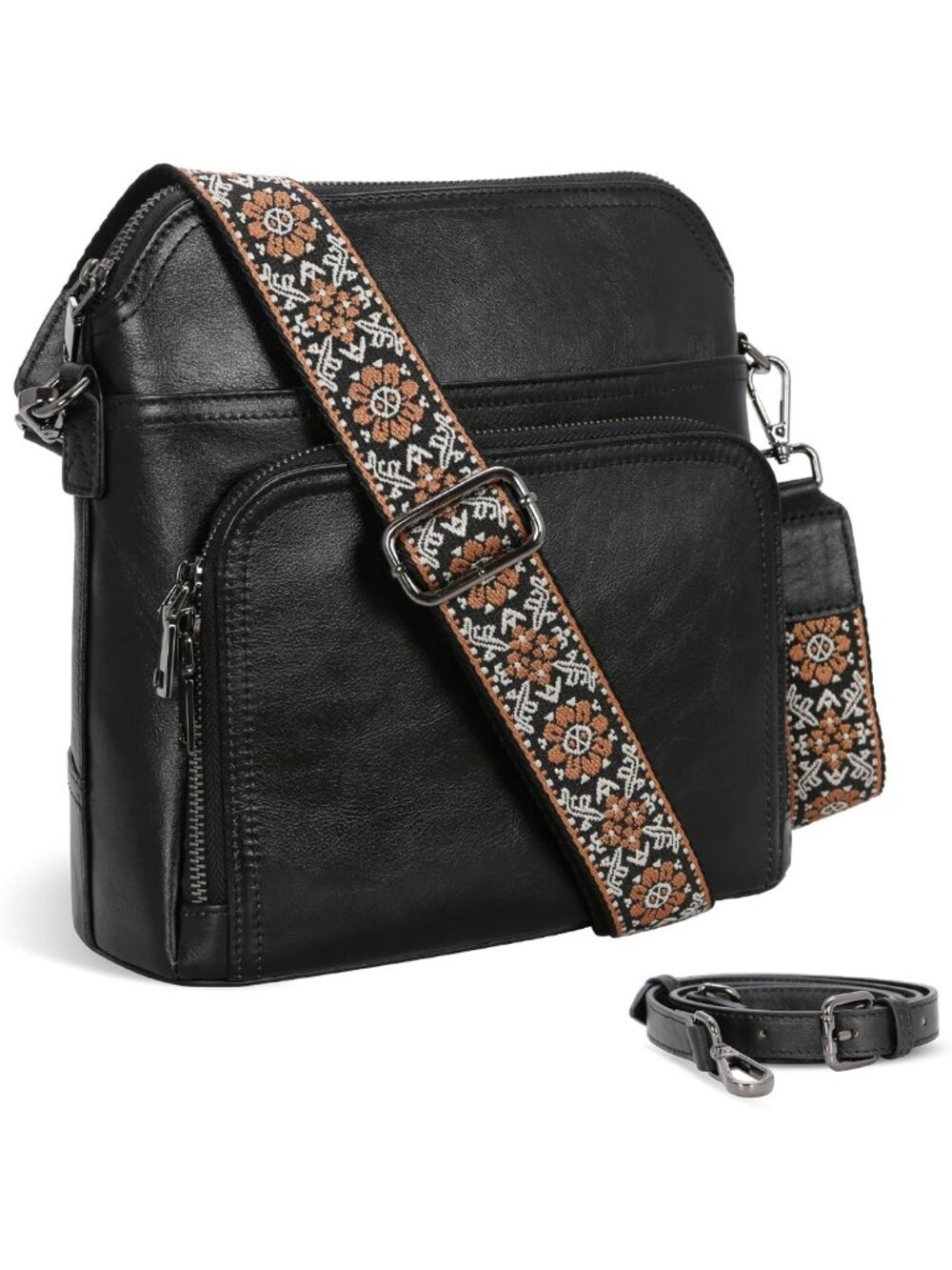 Stylish Leather Crossbody Bag for Women | Versatile Purse & Handbag with Wallet